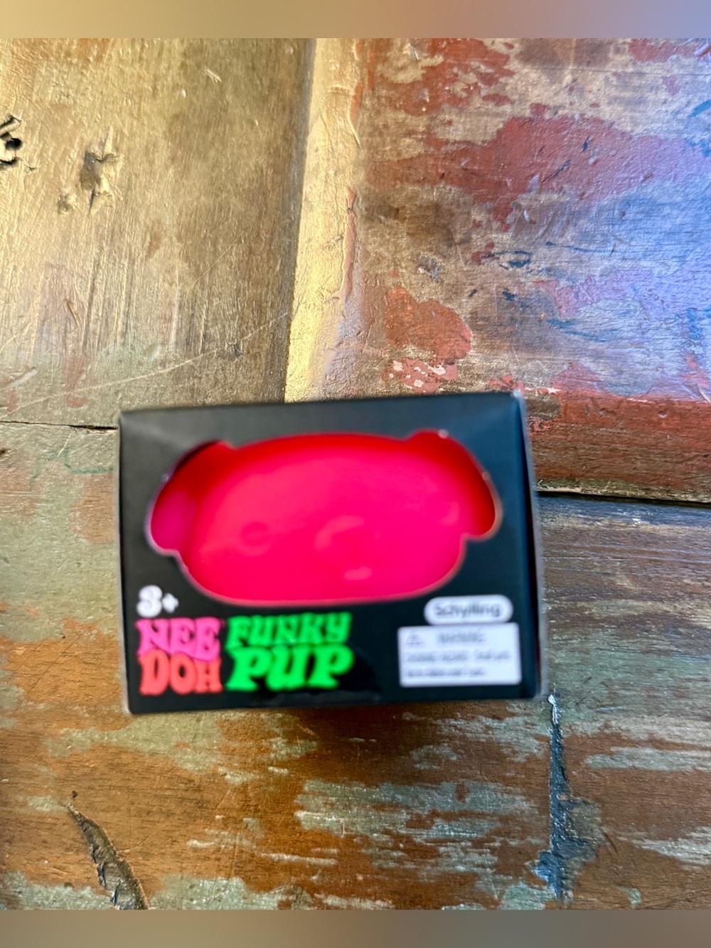 NIB - Rare NeeDoh Funky Pup Squishy - Pink!!